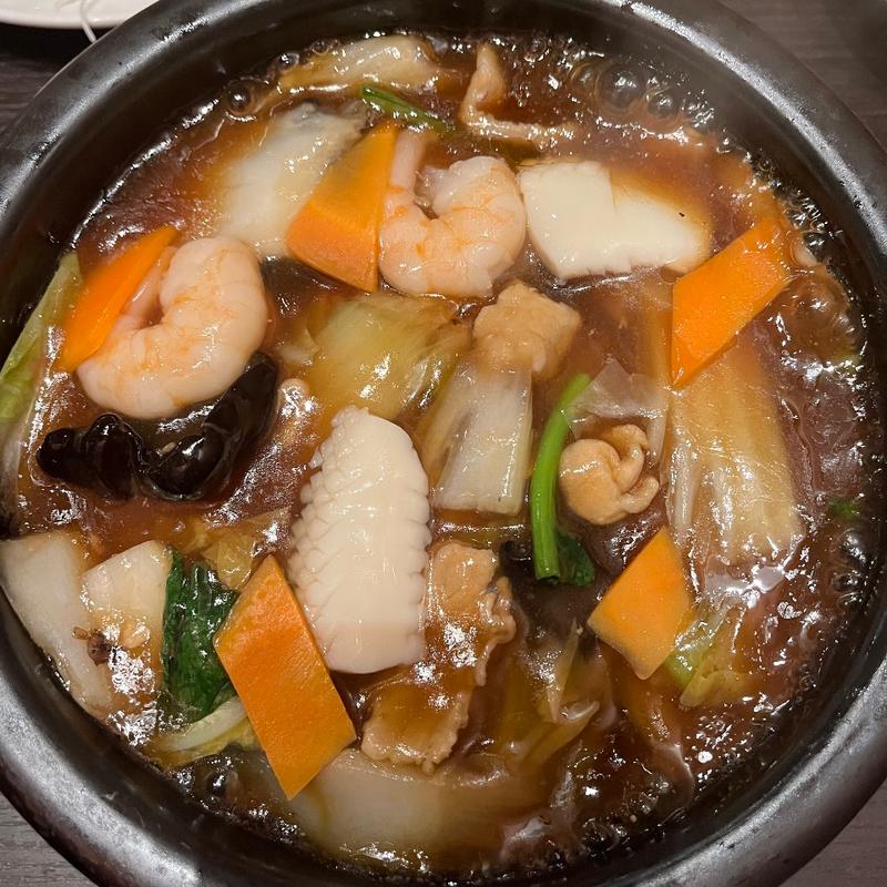 石焼き五目あんかけ焼きそば(龍鳳閣 イオンモール盛岡南店)