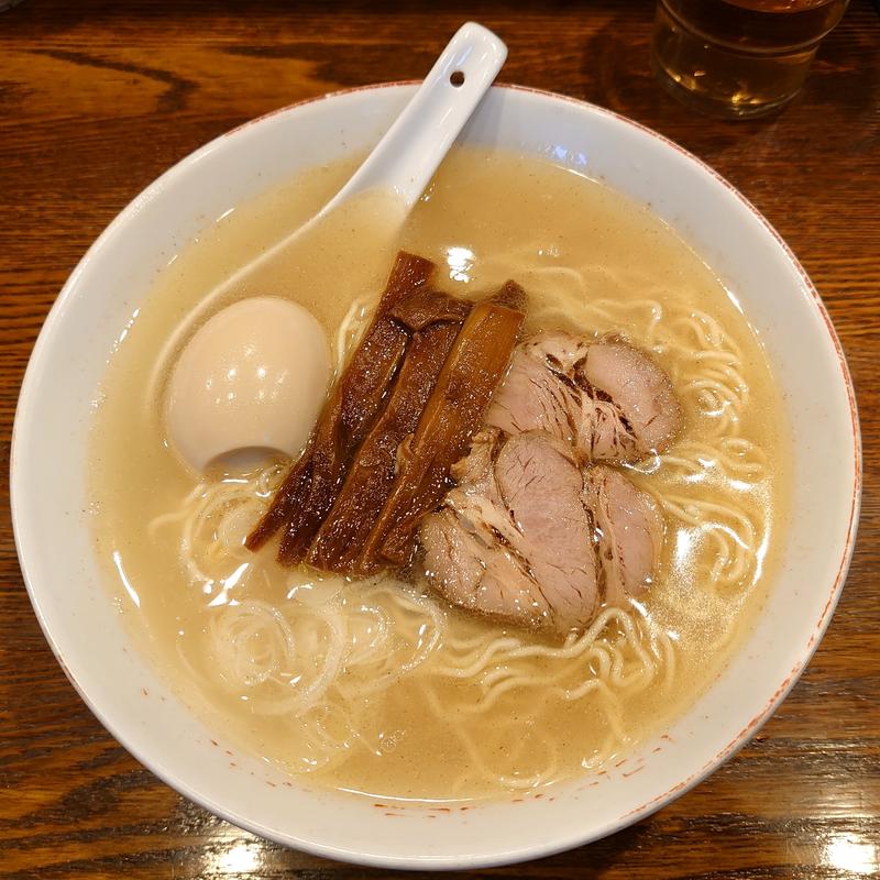 塩麹そば + 味玉(中華そば さとう 大船店)