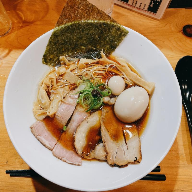 特製トリュフ煮干しそば(志奈そば田なかいすみ店)