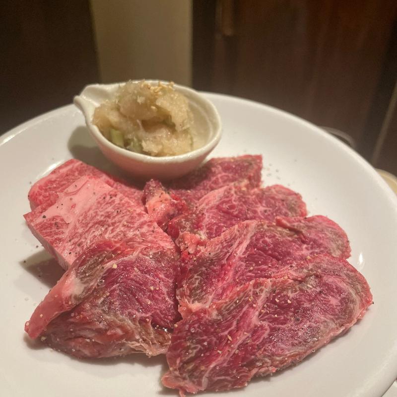 ロースのワサビだれ(焼肉 Takeyan)