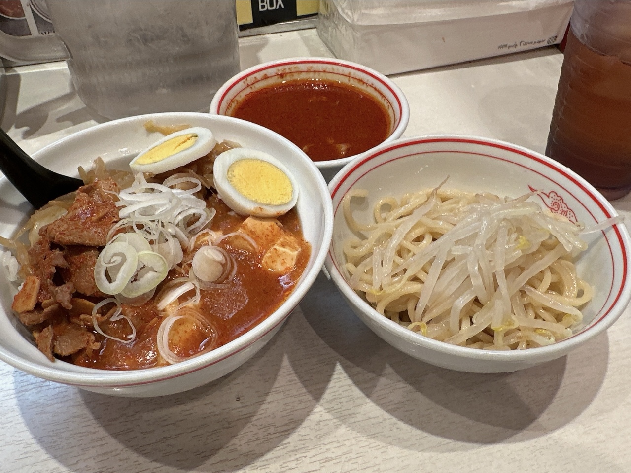 蒙古タンメン中本】ビアジョッキ&白どんぶりセット 蒙古タンメン