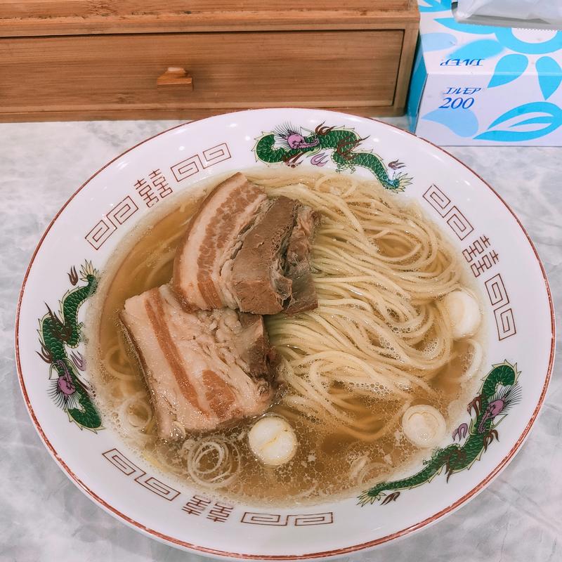 豚角煮ラーメン（ソーキソバ風）(麺や二代目 夜来香 (いぇらいしゃん))