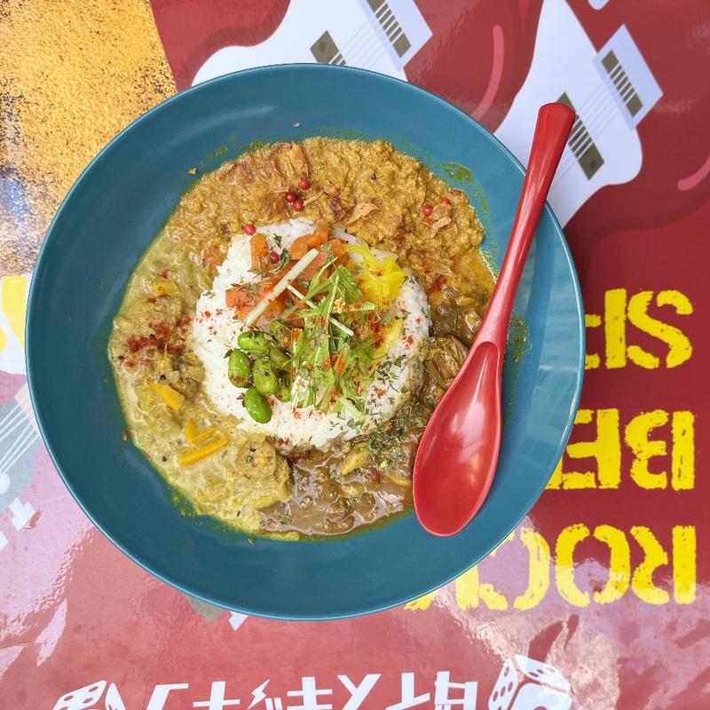 3種あいがけ(ROCK＆SPICE! ダイスキッチン)