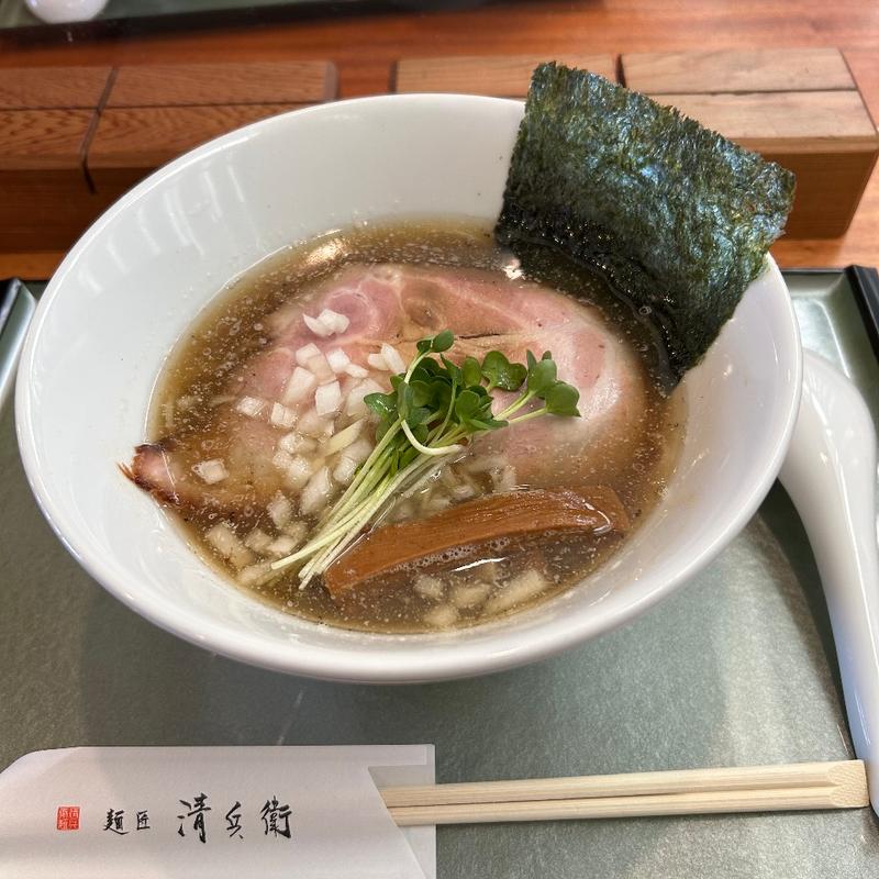 煮干し中華そば(麺匠 清兵衛 下赤坂店)