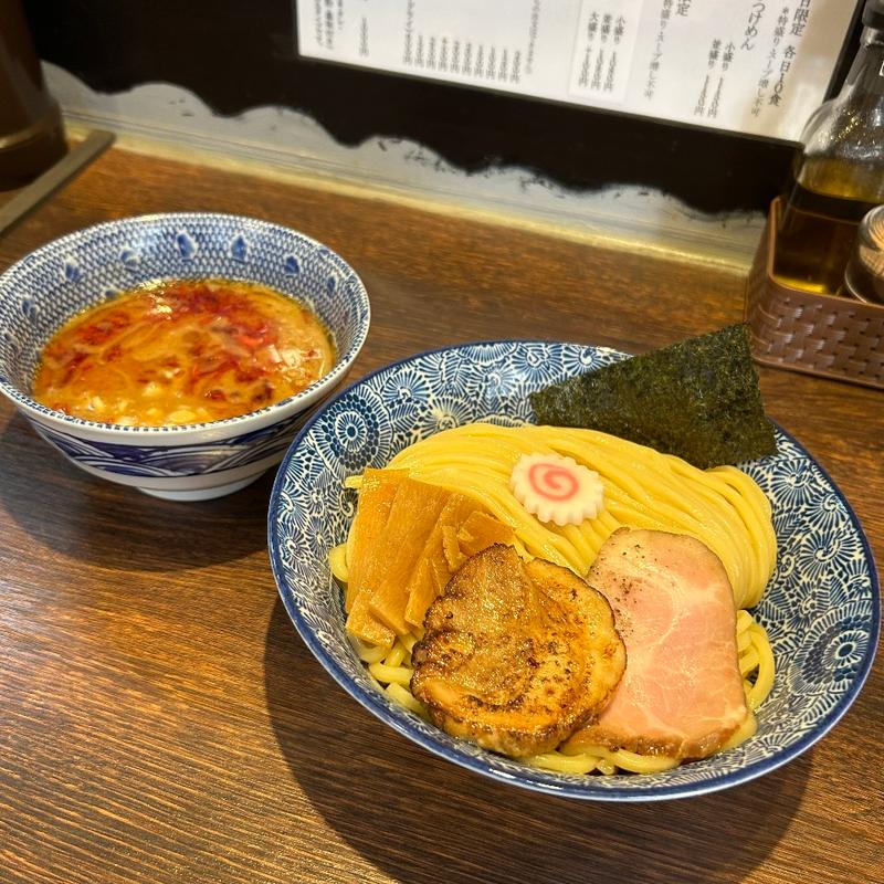 濃厚えびつけ麺(麺処 はなぶさ)