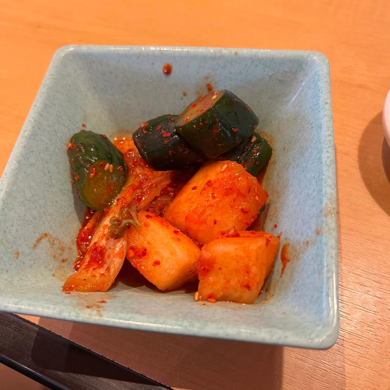 キムチ盛り合わせ(焼肉きんぐ 長岡店)