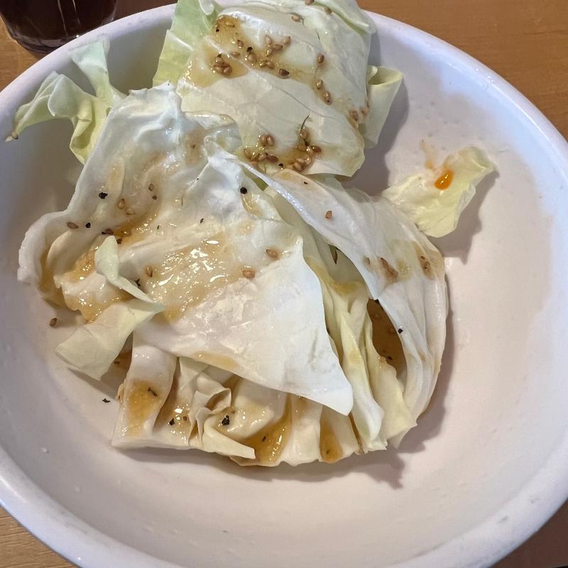 パリパリ旨塩キャベツ(焼肉きんぐ 長岡店)