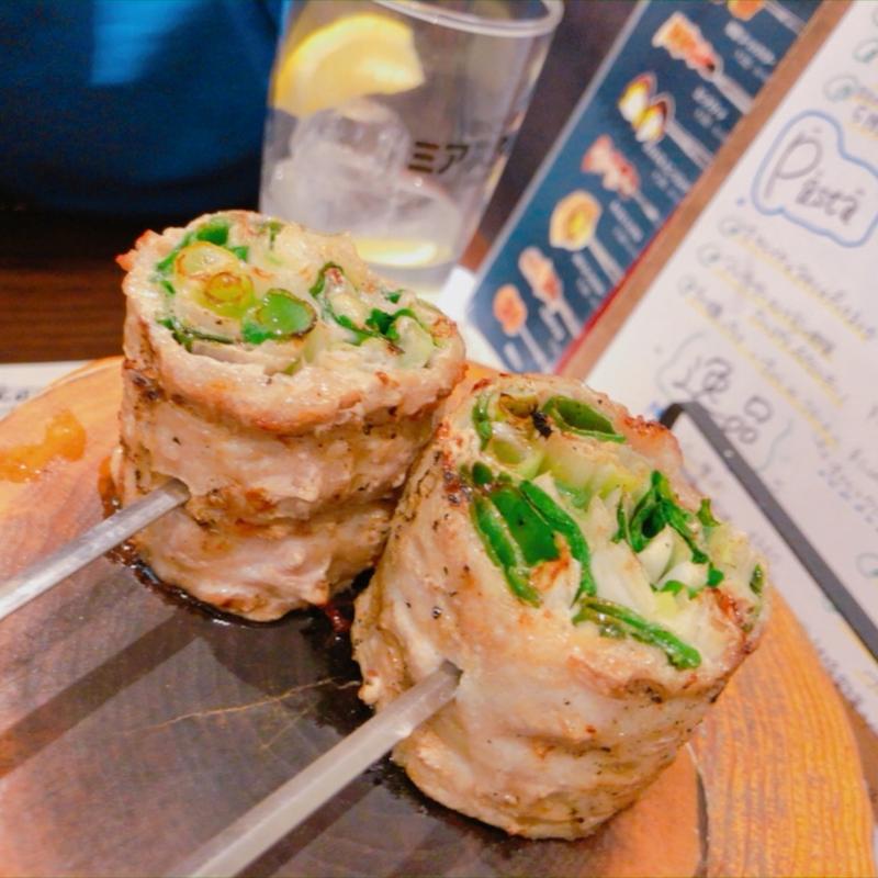 (串とピッツァミアスタンド)