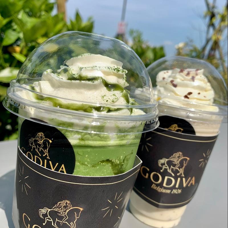 宇治抹茶ショコリキサーとホワイトチョコレートショコリキサー(ゴディバ イオンモール豊川)