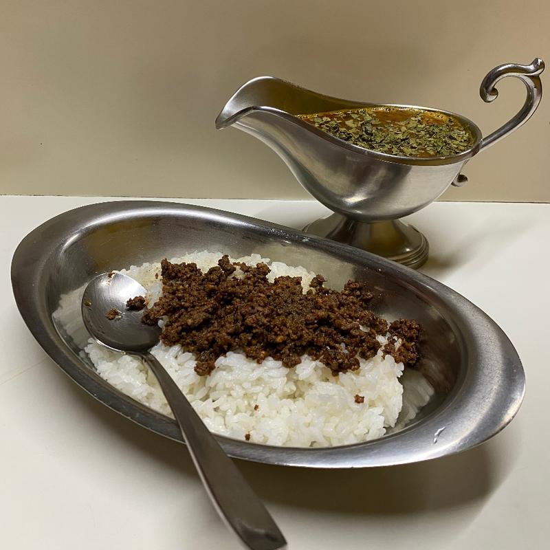 季節のすーぷかれー　スパイシー豆+スパイシーひき肉(かれーの店 うどん)