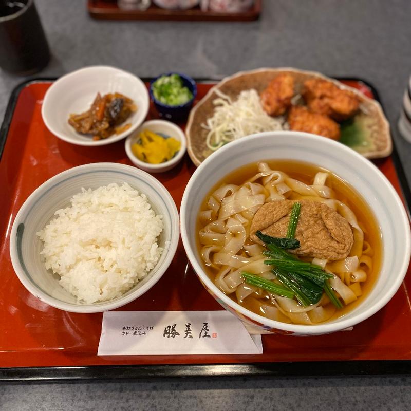 ころ(きしめん)定食(勝美屋)