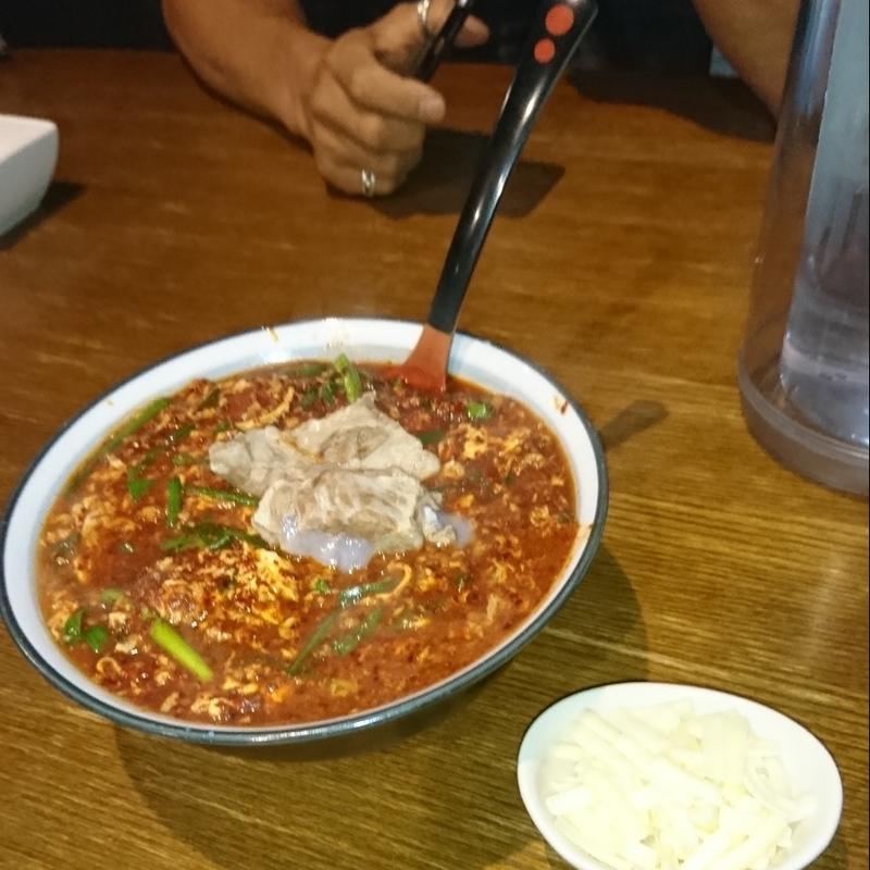 カレー辛麺(辛麺屋桝元 大分本店)