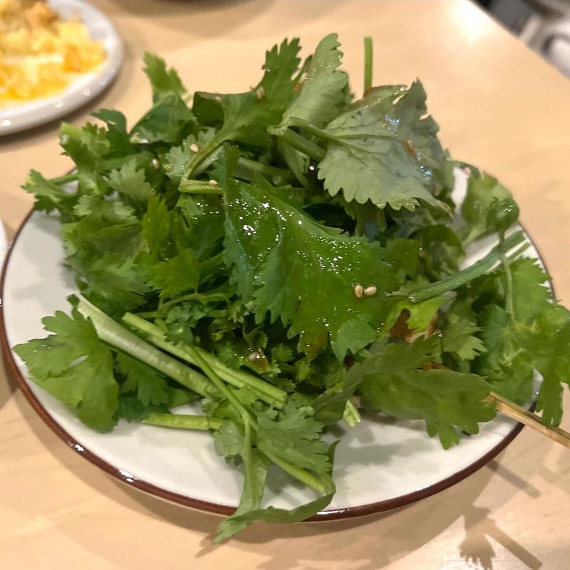 パクチーささみ(酒羅場)