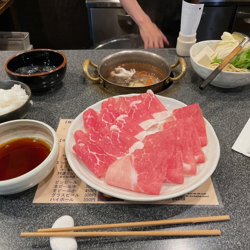 ミックス定食(千里しゃぶ亭 天神橋店)