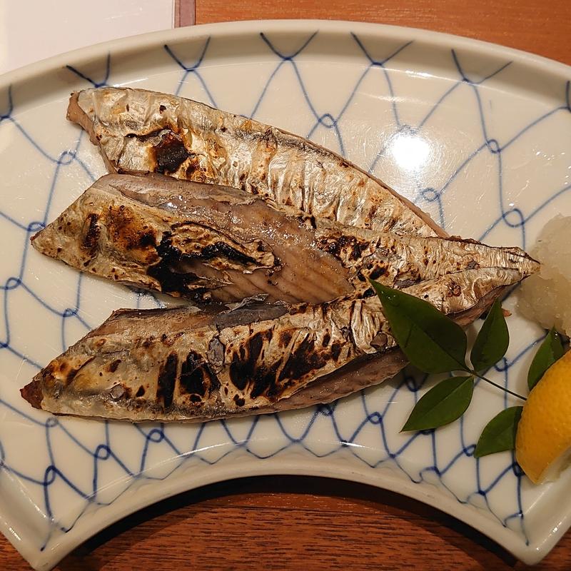 カツオのハランボ塩焼き(酒國 長宗我部 （ちょうそかべ）)