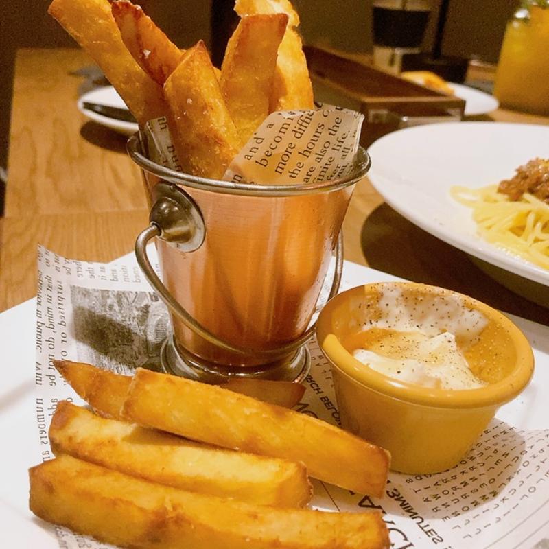 マスカルポーネとハチミツで食べるサツマイモのフリット(goodspoon シミントひろしま店)