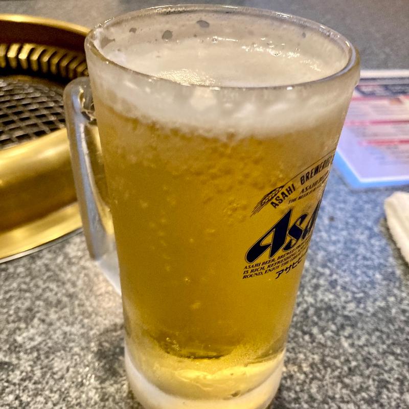 アサヒスーパードライ 生小(焼肉 松蘭 本店)