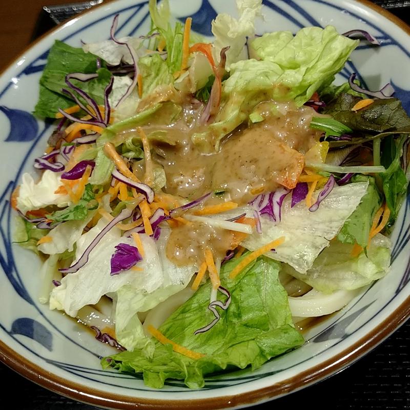 ごまだれサラダうどん(丸亀製麺下北沢)