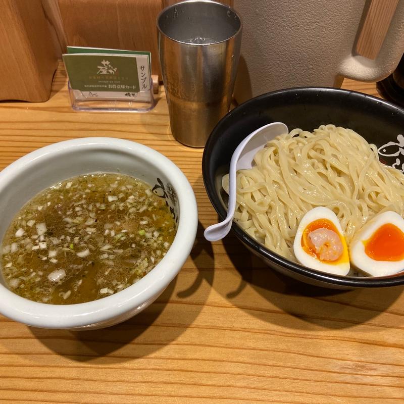 塩たまつけ麺(ひるがお 人形町店)