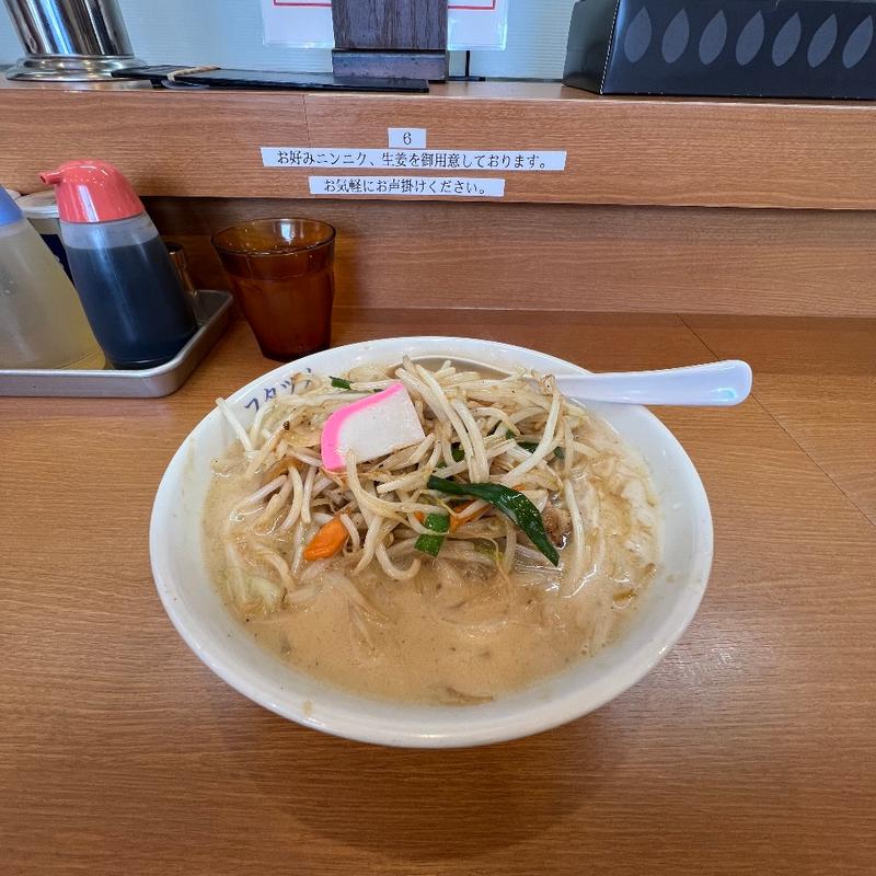 濃厚タンメン唐揚げセット(極濃タンメンフタツメ富士店)