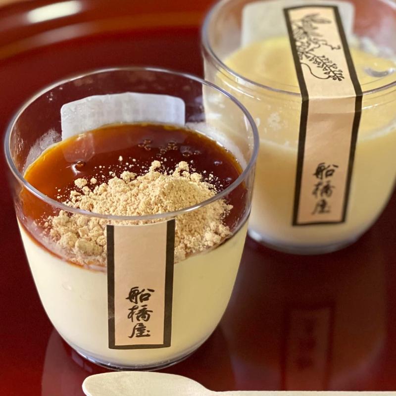 くず餅プリン(船橋屋こよみ 広尾店)