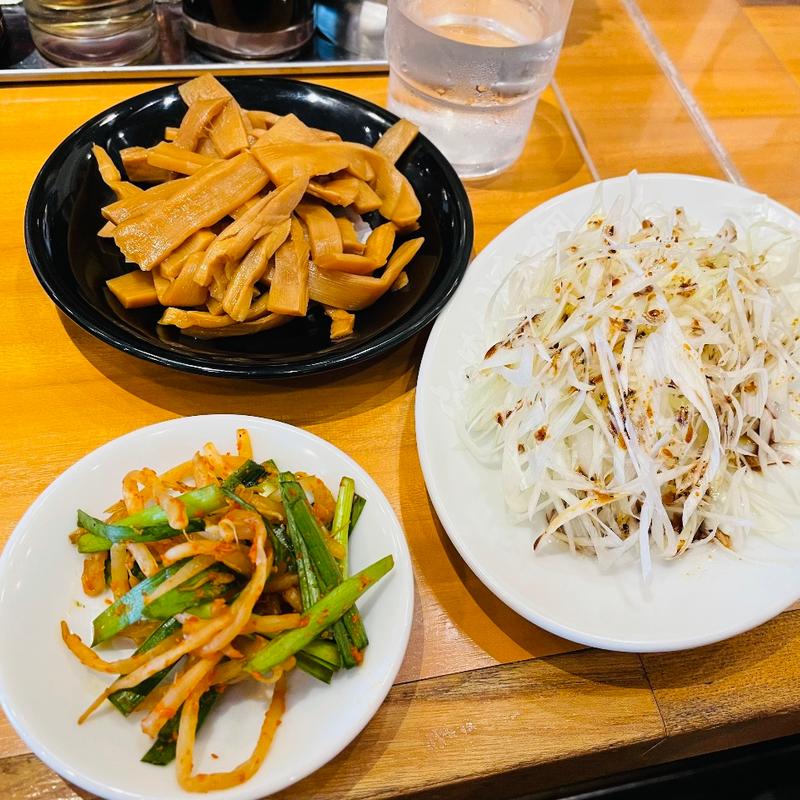 ネギ＋メンマ＋壺ニラ(らあめん花月嵐 浦和仲町店)