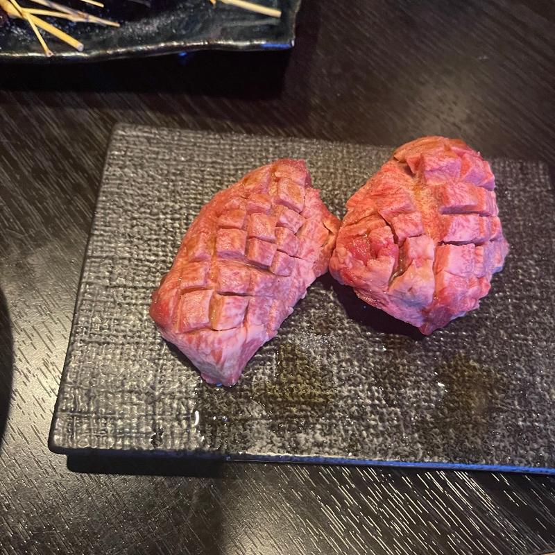厚切りタン(炭火焼肉 まる福)