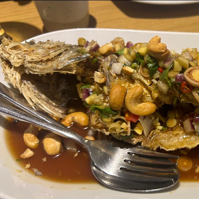 Seabass fish sauce (Addie's Thai Restaurant)