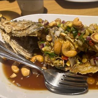 Seabass fish sauce (Addie's Thai Restaurant)