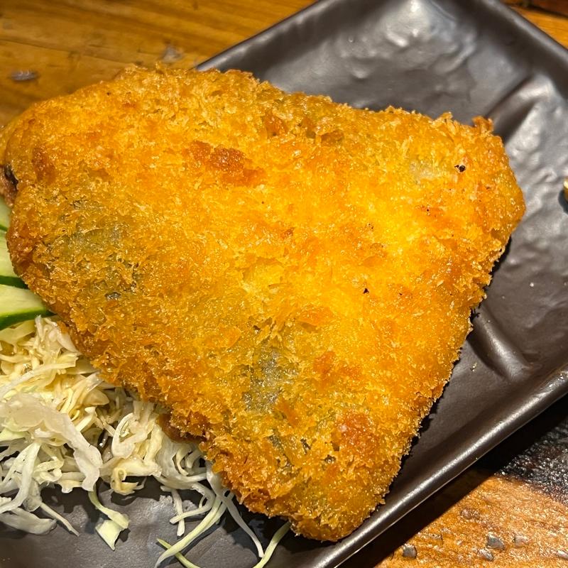 アジフライ ハーフ(干物炭火焼 はじめ食堂 四ツ谷本店)