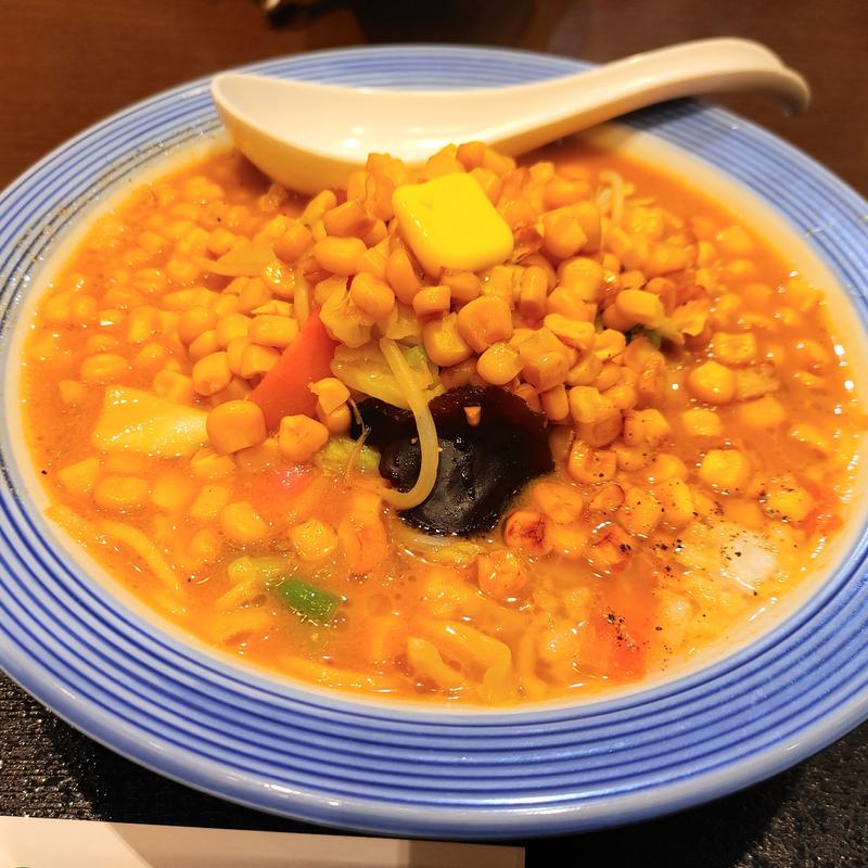 北海道どっさりコーンバターみそちゃんぽん(リンガーハット ショップス市川店)