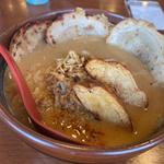 北海道味噌炙りチャーシュー麺(麺場 田所商店 岡山庭瀬店)