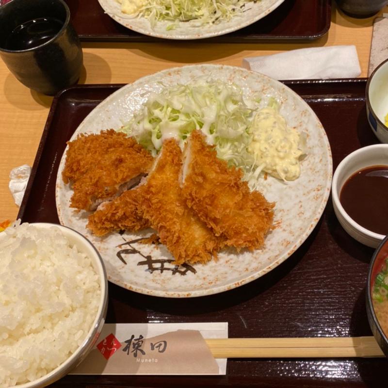 ミックスフライ定食(とんかつ 棟田(むねた))
