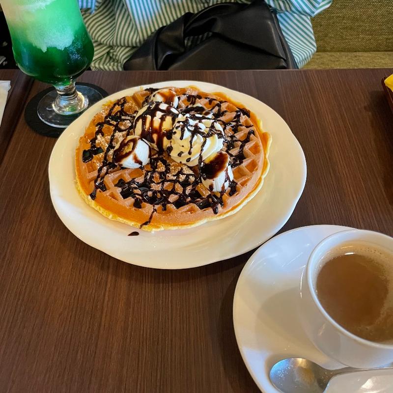 チョコレートワッフル(珈琲伊藤)