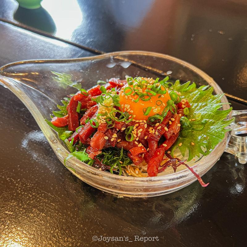 馬肉ユッケ(鰶(ぎょさい))