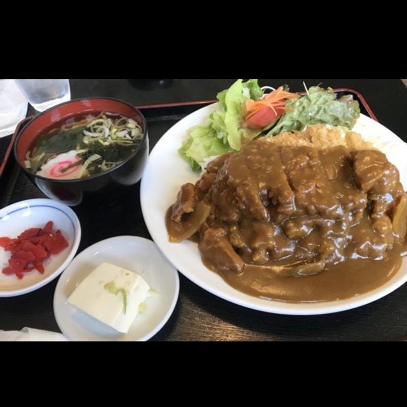 カツカレーセット(あやめ本店)