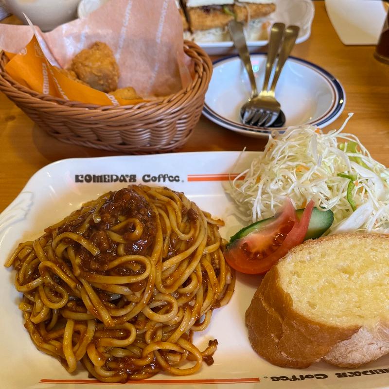 ミートソース コメチキ(コメダ珈琲店　水沢台町店)