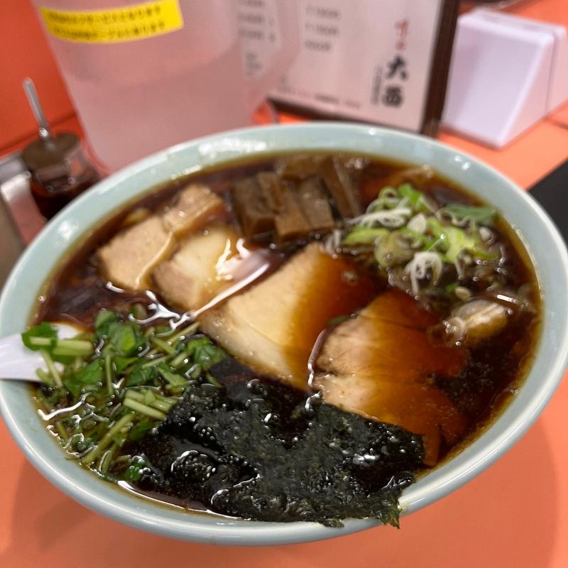 チャーシューワンタンメン(味の大西 小田原店)