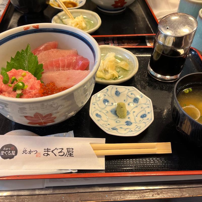 よくばり丼(北かつ まぐろ屋 )