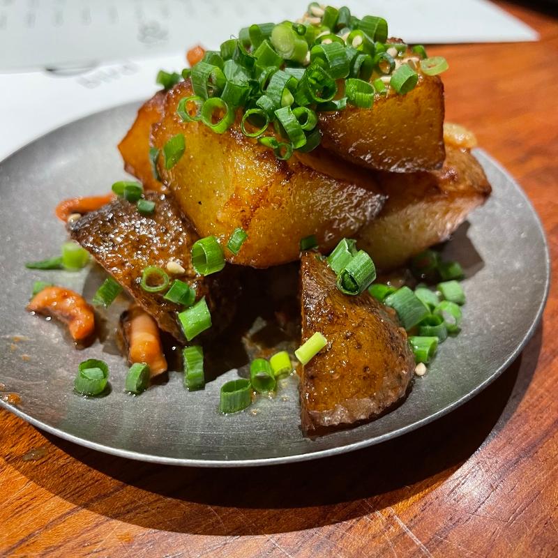 イカ塩辛のポテトフライ(&bird)