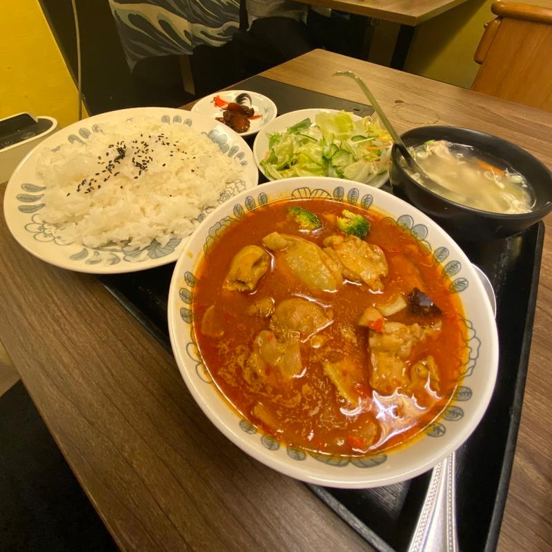 エスニックカレー(らーめん 味楽来)