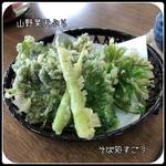 山野菜天ぷら(そば処すごう )