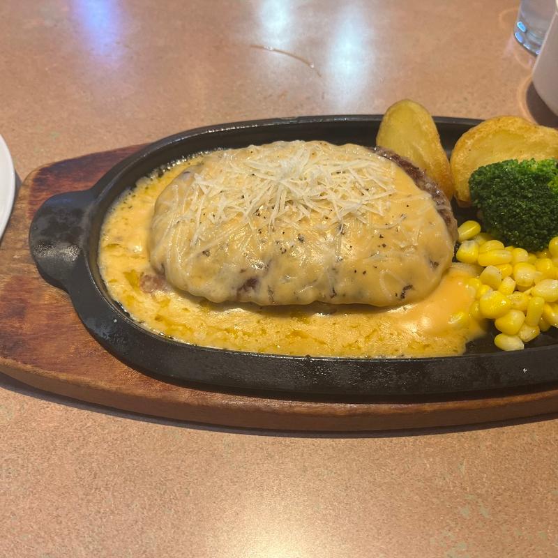 濃厚ＷチーズINハンバーグランチ(フライングガーデン 邑楽町店 )