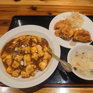 麻婆飯セット(万聚園)