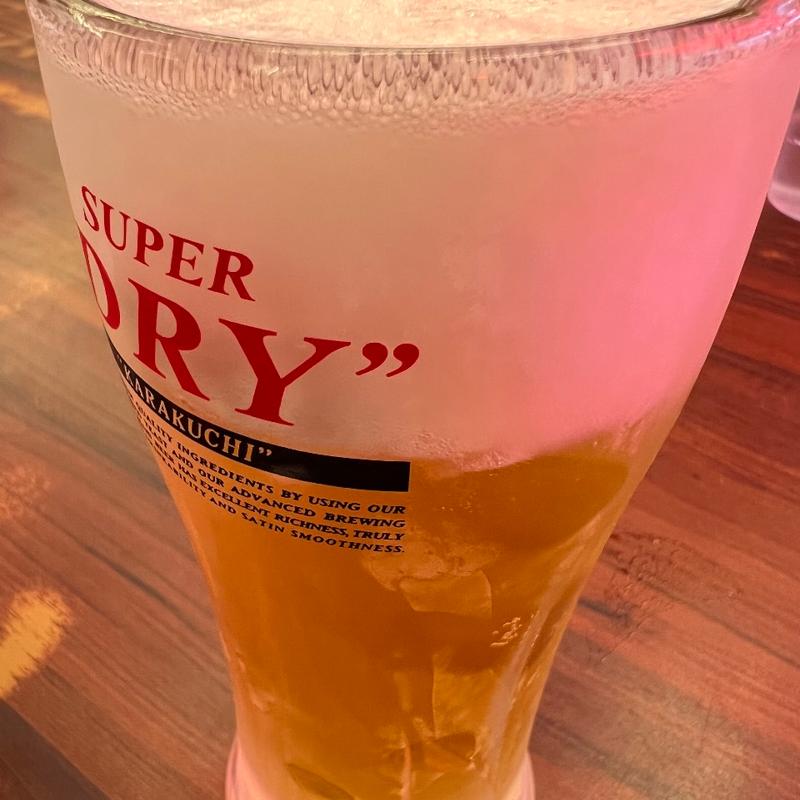 生ビール(京都北白川ラーメン魁力屋 一之江店)
