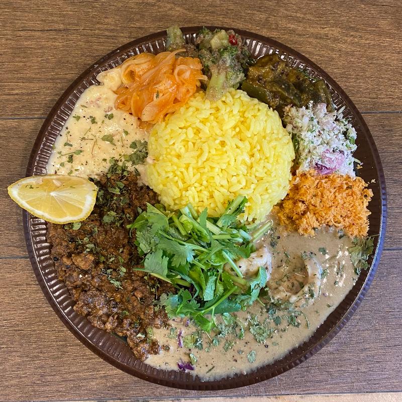 2種あいがけ(和平カレー 香椎店)