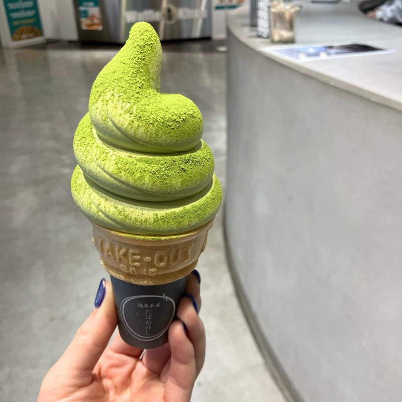 浅草茶屋 たばねのし』掛川抹茶ソフトクリーム(IMADA KITCHEN イマダキッチン)