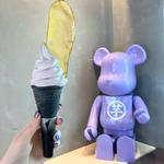 紫芋ソフトクリーム(高級芋菓子しみず 下北沢店)