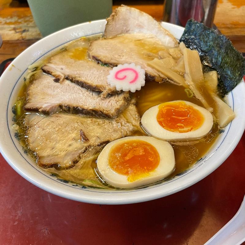 チャーシュー麺　味玉乗せ(大勝軒 小金井 （たいしょうけん）)