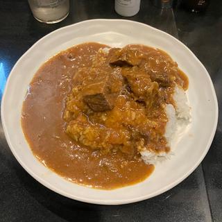 牛肉厚切りカレー(カレー屋 本格カレー カルダモン.)